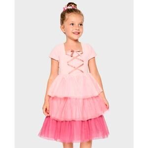 Gymboree Girl's Pink Tiny Dancer Tiered Ballet Dress
